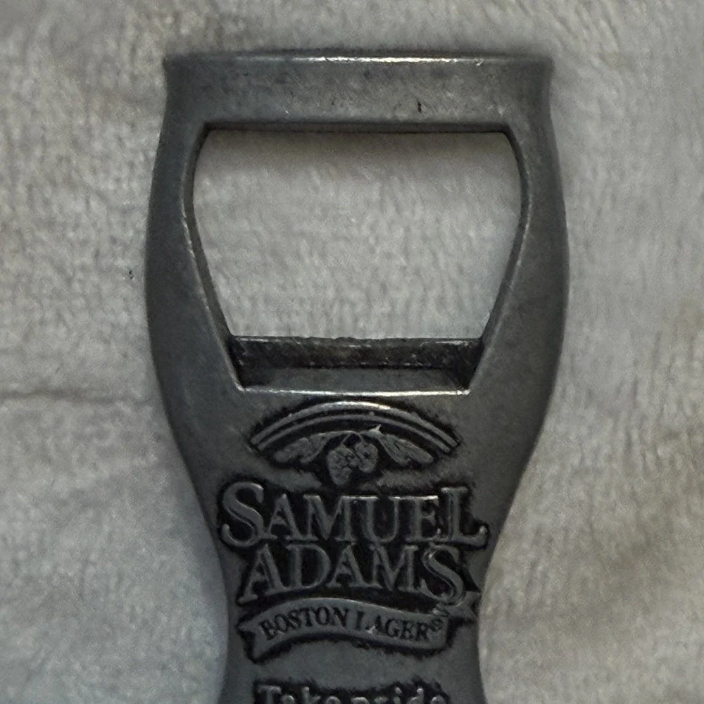 Samuel Adams Bottle Opener Keychain Take Pride in Your Beer Boston Lager Pewter